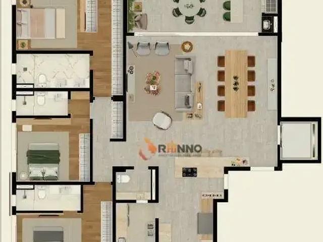 Apartamento para Venda em Curitiba/PR Bigorrilho 3 Quartos