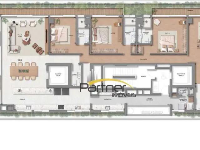 Apartamento para Venda em Curitiba/PR Ecoville 4 Quartos