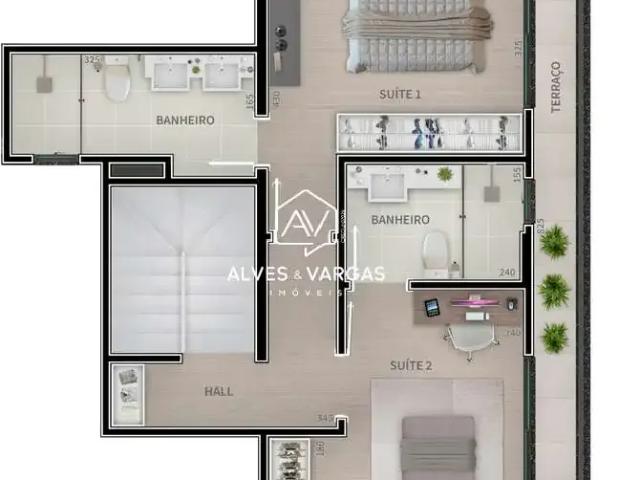 Apartamento para Venda em Curitiba/PR Jardim Botânico 2 Quartos