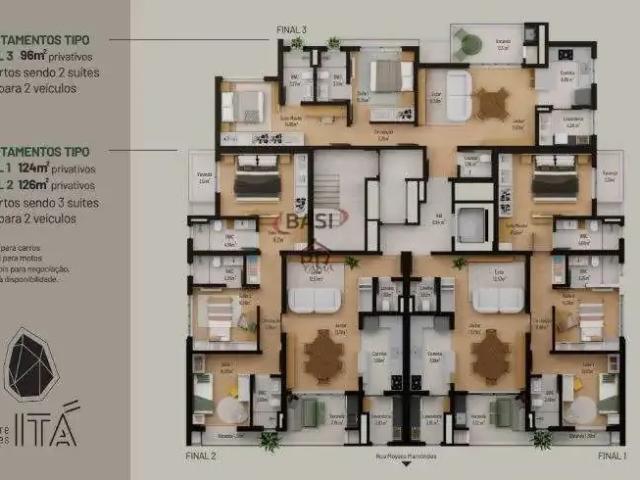 Apartamento para Venda em Curitiba/PR Juvevê 3 Quartos