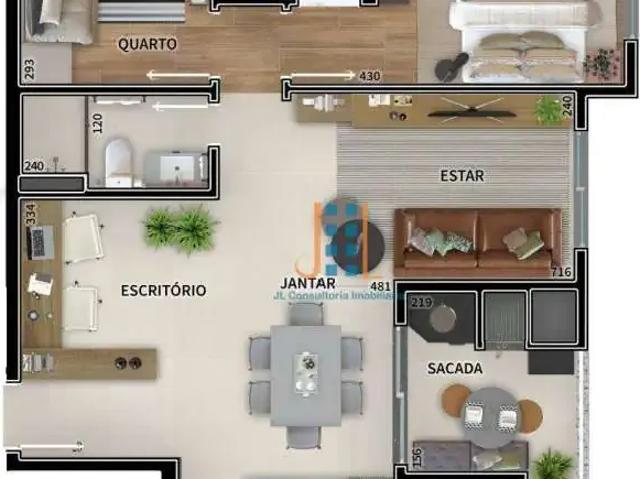 Apartamento para Venda em Curitiba/PR Novo Mundo 3 Quartos