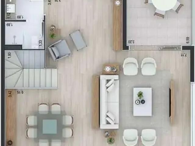 Apartamento para Venda em Curitiba/PR Santo Inácio 3 Quartos