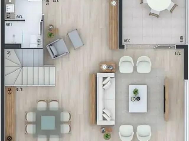 Apartamento para Venda em Curitiba/PR Santo Inácio 3 Quartos