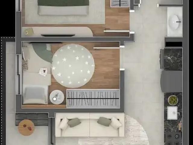 Apartamento para Venda em Curitiba/PR Portão 2 Quartos