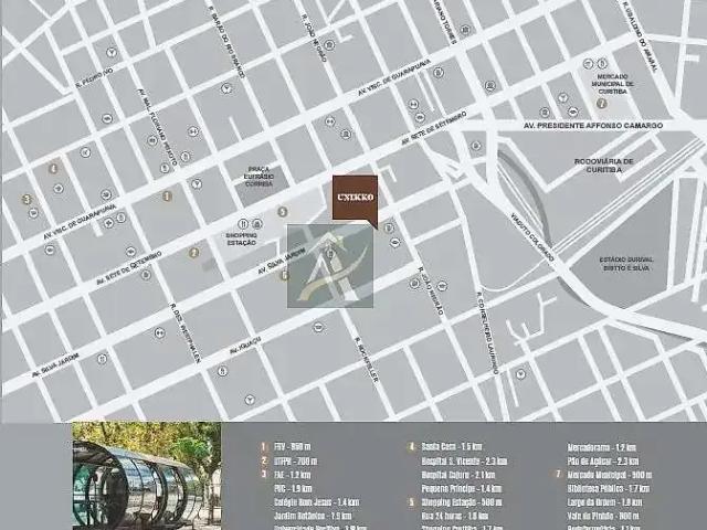 Apartamento para Venda em Curitiba/PR Rebouças 2 Quartos