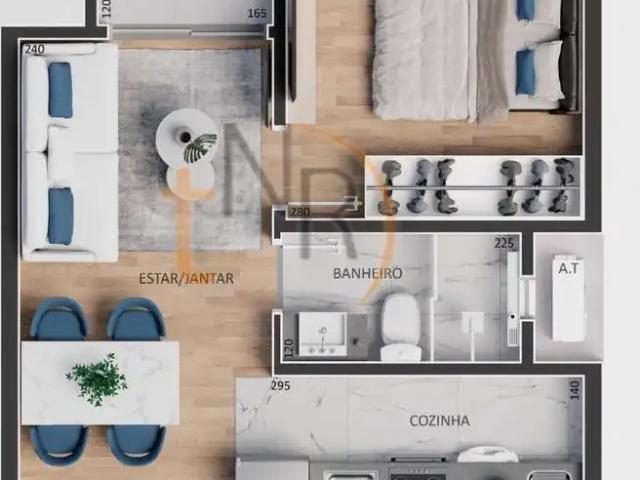 Apartamento para Venda em Curitiba/PR Vila Izabel 1 Quartos