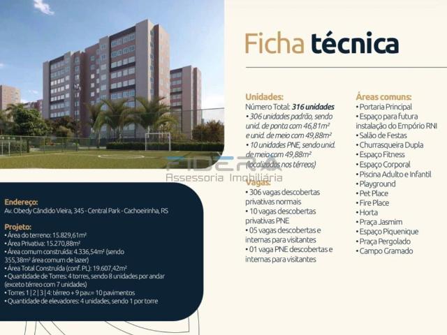 Apartamento para Venda em Cachoeirinha/RS Central Park 2 Quartos