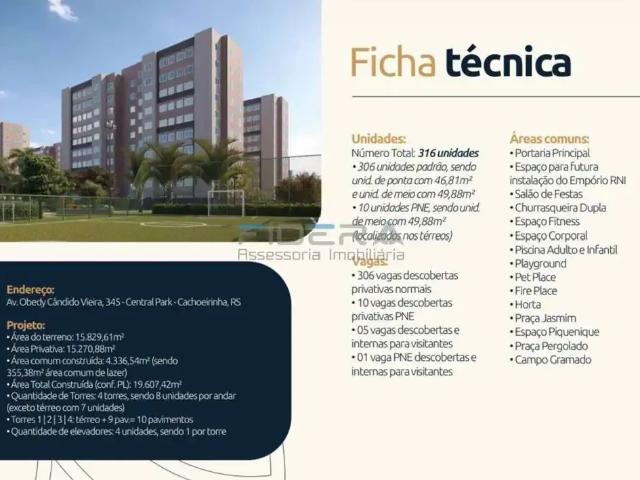 Apartamento para Venda em Cachoeirinha/RS Central Park 2 Quartos