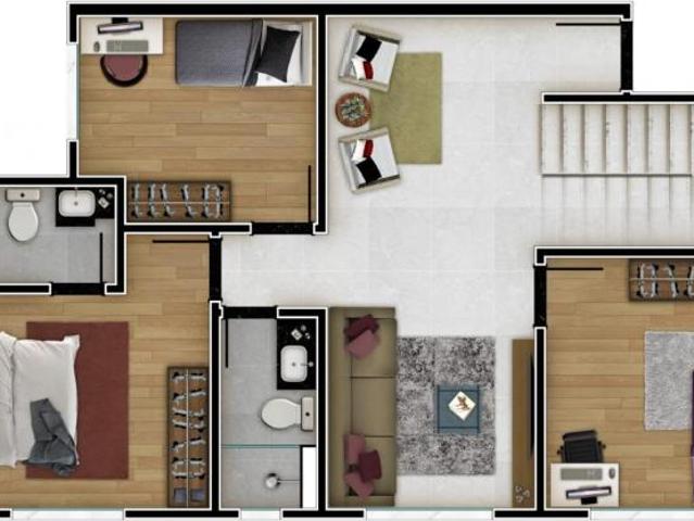 Apartamento para venda em Caiçaras, Belo Horizonte
