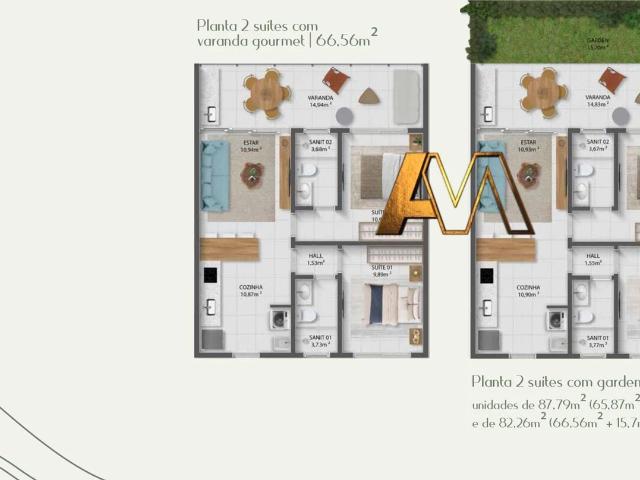 Apartamento para Venda em Camaçari/BA Guarajuba 2 Quartos