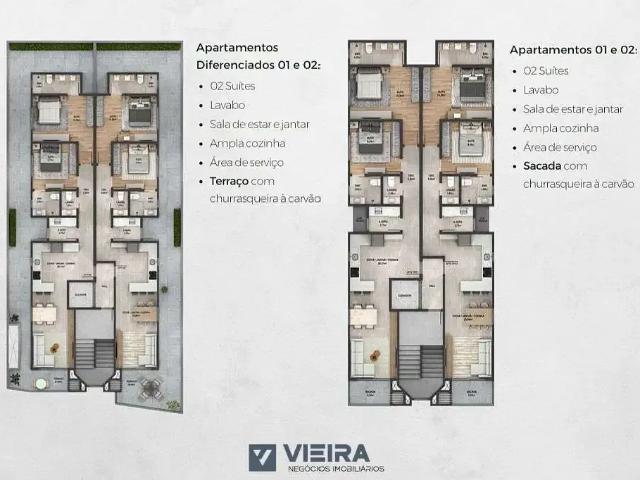 Apartamento para Venda em Camboriú/SC Centro 2 Quartos