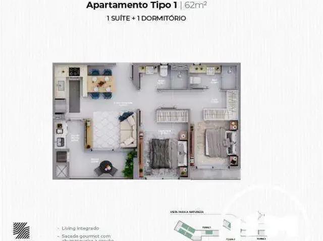 Apartamento para Venda em Camboriú/SC Centro 2 Quartos