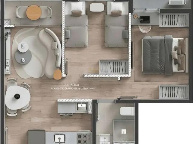 Apartamento para Venda em Campina Grande/PB Tambor 1 Quartos
