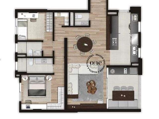 Apartamento para Venda em Campinas/SP Cambuí 2 Quartos