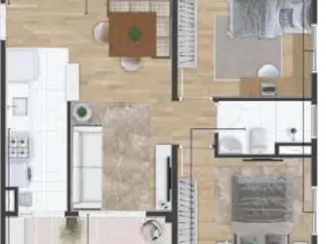 Apartamento para Venda em Campinas/SP Cidade Satélite Íris 2 Quartos
