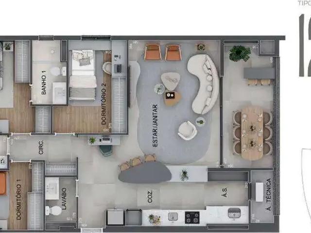 Apartamento para Venda em Campinas/SP Nova Campinas 3 Quartos