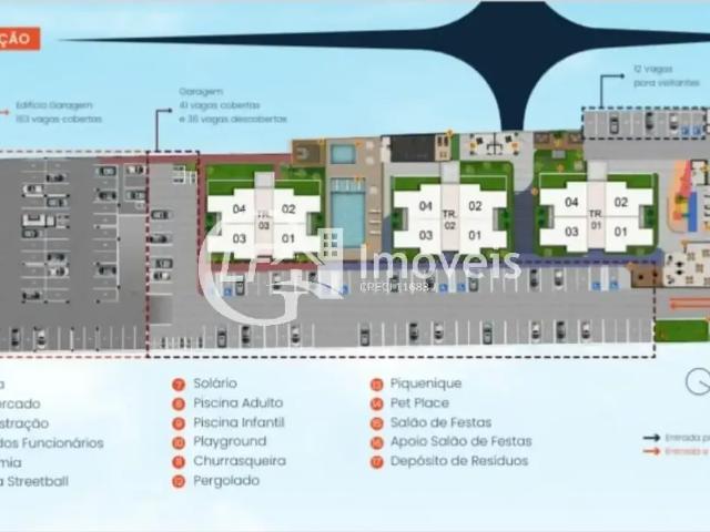 Apartamento para Venda em Campo Grande/MS Carandá Bosque 1 Quartos