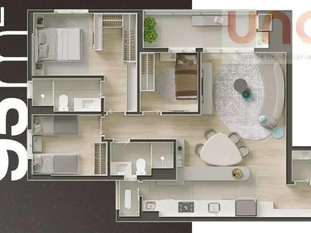 Apartamento para Venda em Campo Grande/MS Jardim Bela Vista 3 Quartos