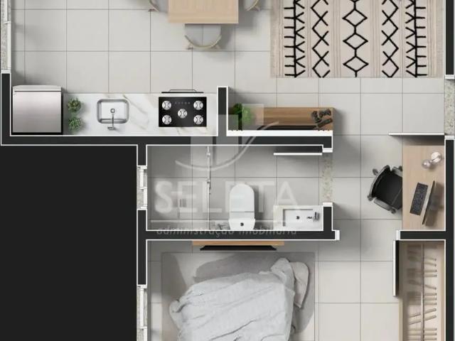 Apartamento para Venda em Cascavel/PR Cancelli 1 Quartos