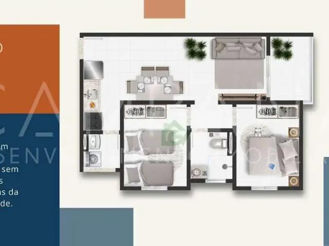 Apartamento para Venda em Caraguatatuba/SP Morro do Algodão 2 Quartos