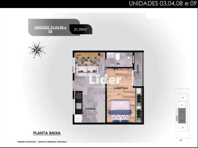 Apartamento para Venda em Caraguatatuba/SP Porto Novo 1 Quartos