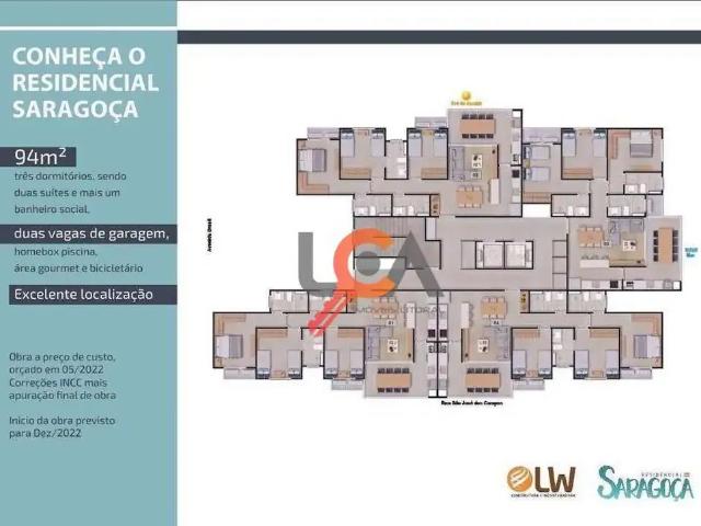 Apartamento para Venda em Caraguatatuba/SP Sumaré 3 Quartos
