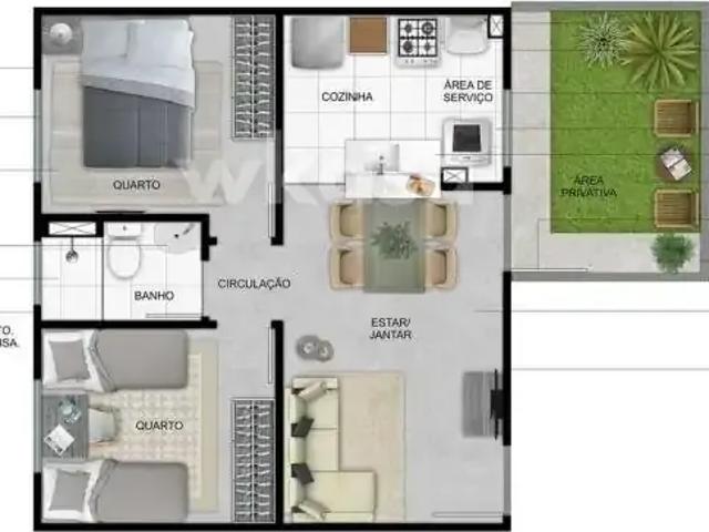 Apartamento para Venda em Cariacica/ES São João Batista 2 Quartos