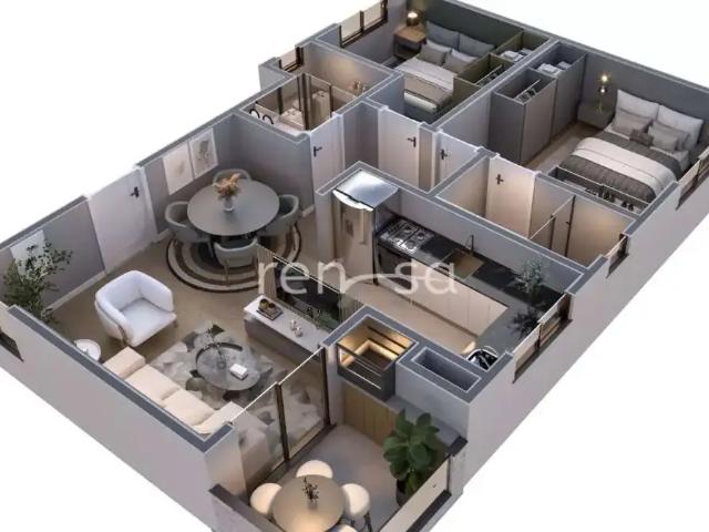 Apartamento para Venda em Caxias do Sul/RS Santa Lúcia 2 Quartos