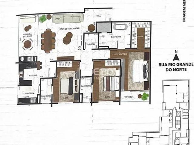 Apartamento para venda em Centro, Poços de Caldas