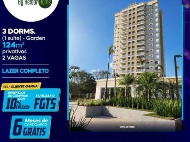 Apartamento para venda em Cezar De Souza de 124.00m² com 3 Quartos, 1 Suite e 2 Garagens