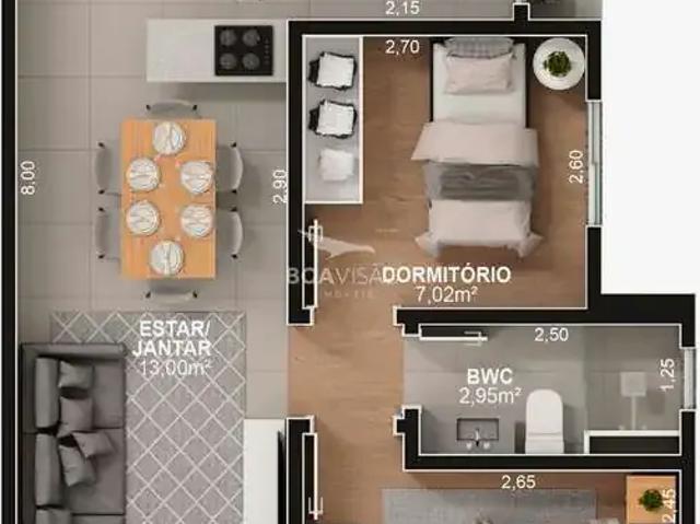 Apartamento para Venda em Chapecó/SC Passo dos Fortes 2 Quartos