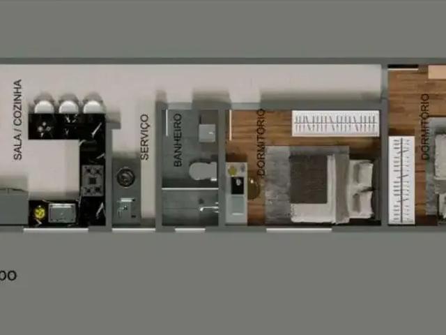 Apartamento para Venda em Conselheiro Lafaiete/MG Manoel Corrêa 2 Quartos