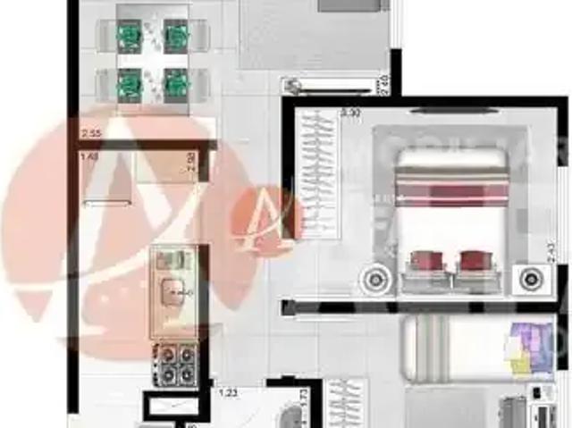 Apartamento para Venda em Cotia/SP Jardim Petrópolis 2 Quartos