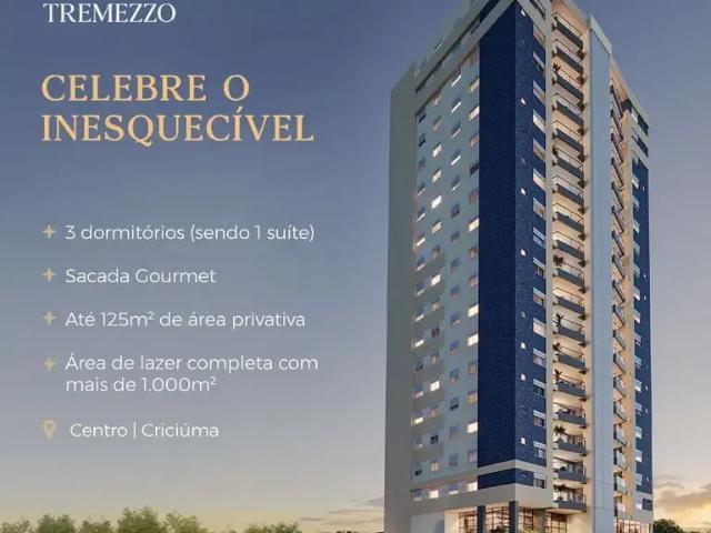 Apartamento para Venda em Criciúma/SC Centro 3 Quartos