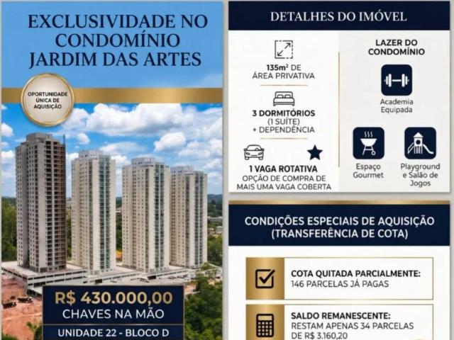 Apartamento para Venda em Embu das Artes/SP Vila Bonfim 3 Quartos