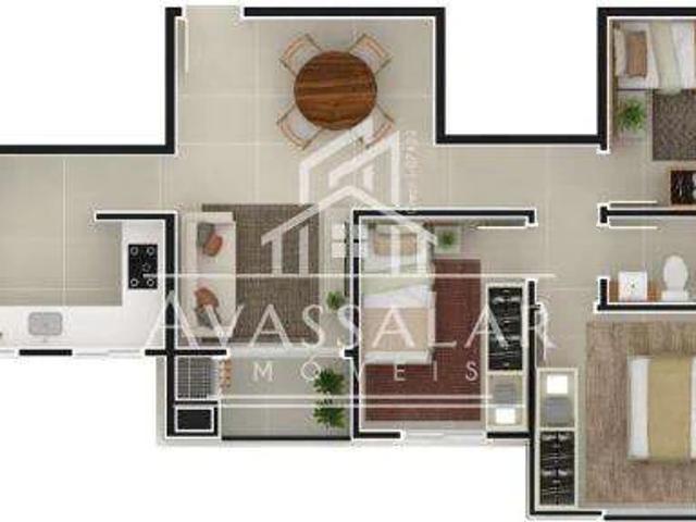 Apartamento para Venda em Fazenda Rio Grande/PR Santa Terezinha 3 Quartos
