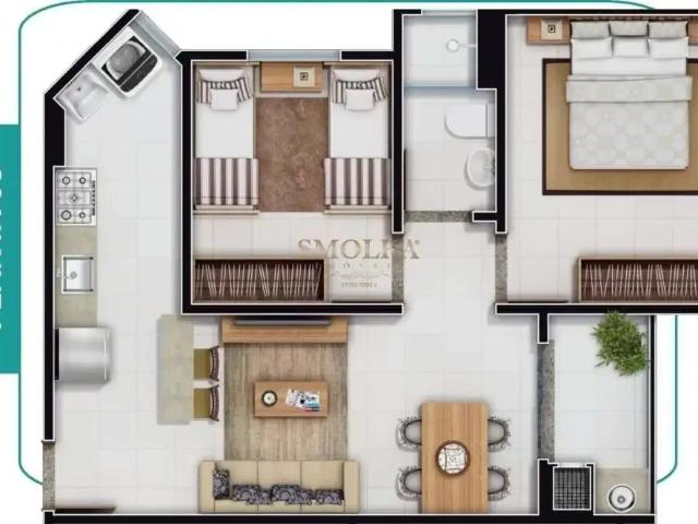 Apartamento para Venda em Florianópolis/SC Vargem do Bom Jesus 2 Quartos