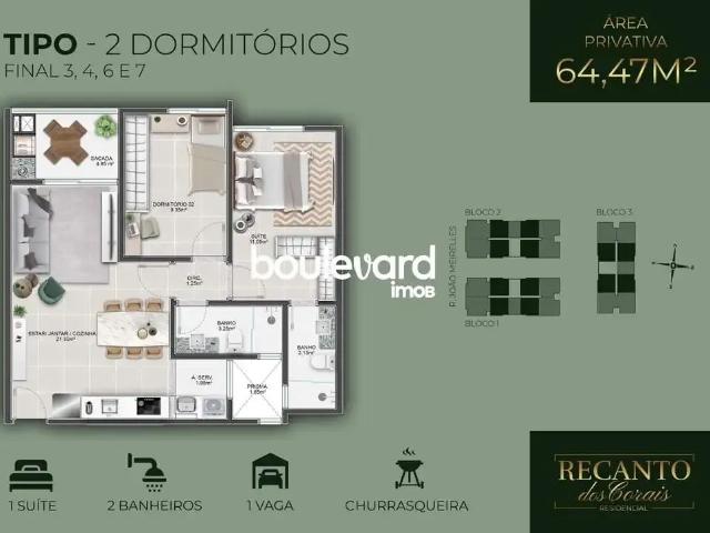 Apartamento para Venda em Florianópolis/SC Abraão 3 Quartos