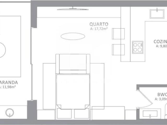 Apartamento para Venda em Florianópolis/SC Campeche 1 Quartos