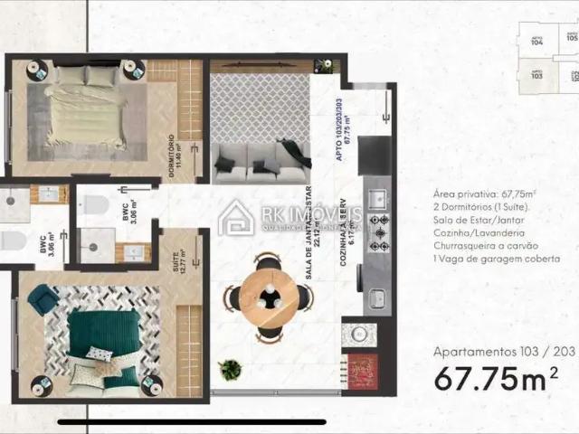 Apartamento para Venda em Florianópolis/SC Canasvieiras 2 Quartos