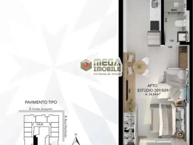 Apartamento para Venda em Florianópolis/SC Centro 1 Quartos