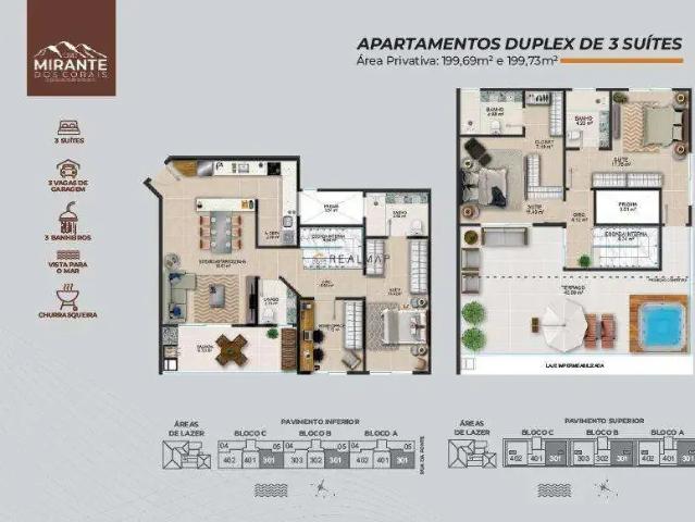 Apartamento para Venda em Florianópolis/SC Coqueiros 3 Quartos