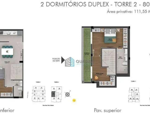 Apartamento para Venda em Florianópolis/SC Estreito 2 Quartos