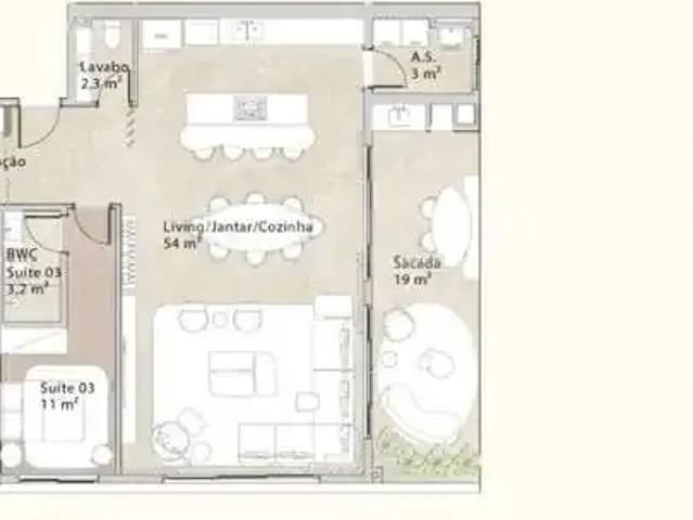 Apartamento para Venda em Florianópolis/SC Praia Brava 3 Quartos