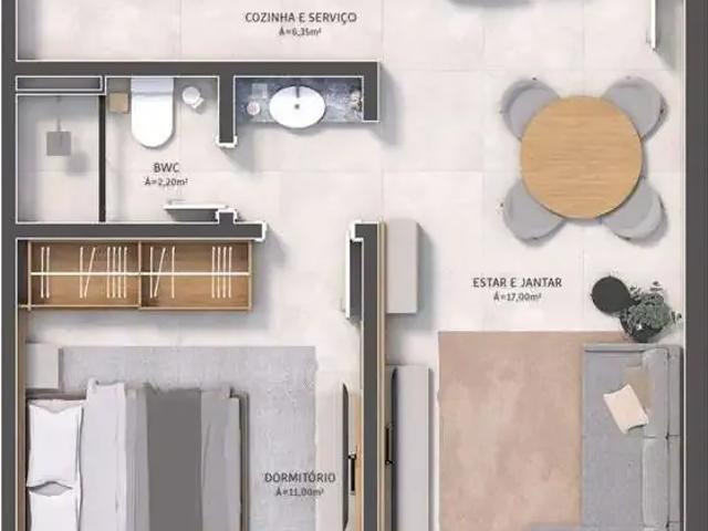 Apartamento para Venda em Florianópolis/SC Saco dos Limões 1 Quartos