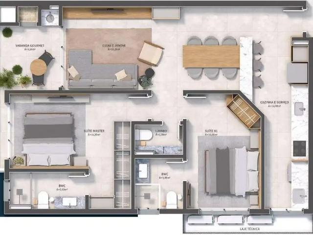 Apartamento para Venda em Florianópolis/SC Saco dos Limões 2 Quartos