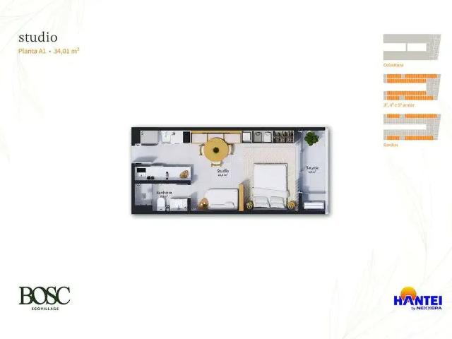 Apartamento para Venda em Florianópolis/SC Saco Grande 1 Quartos