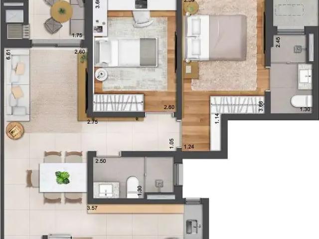 Apartamento para Venda em Florianópolis/SC Saco Grande 2 Quartos