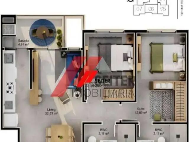 Apartamento para Venda em Florianópolis/SC Saco Grande 2 Quartos