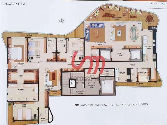 Apartamento para Venda em Fortaleza/CE Aldeota 4 Quartos